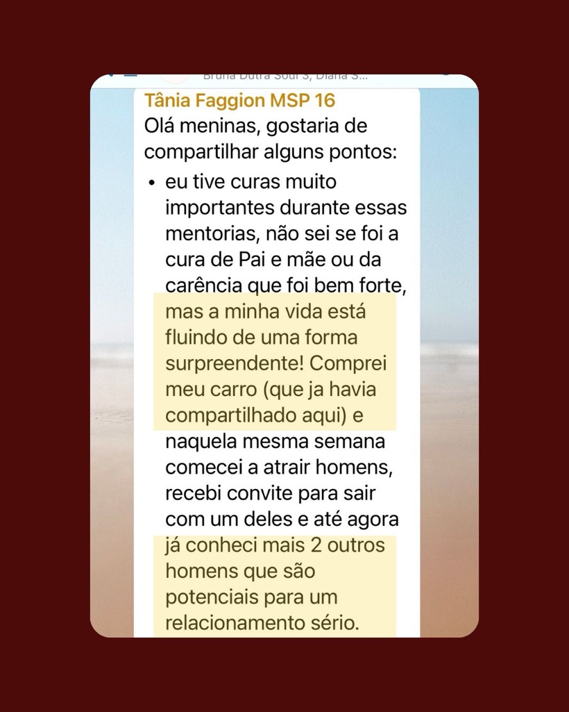 Depoimento Tânia