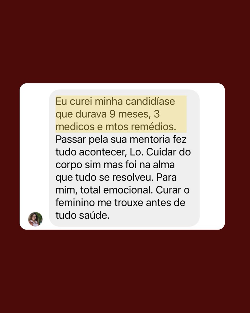 Depoimento saúde e cura