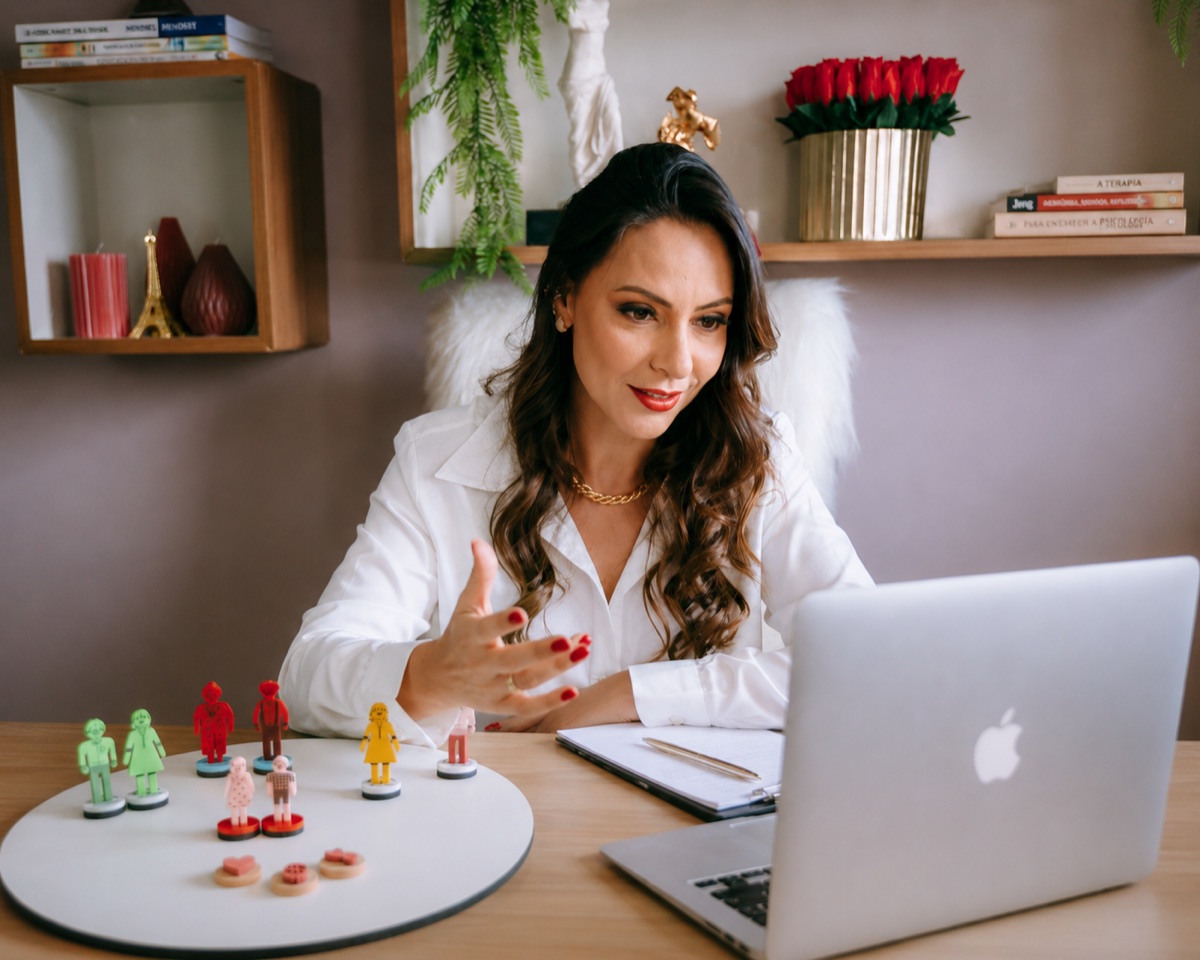 Lorene Batan em atendimento individual
